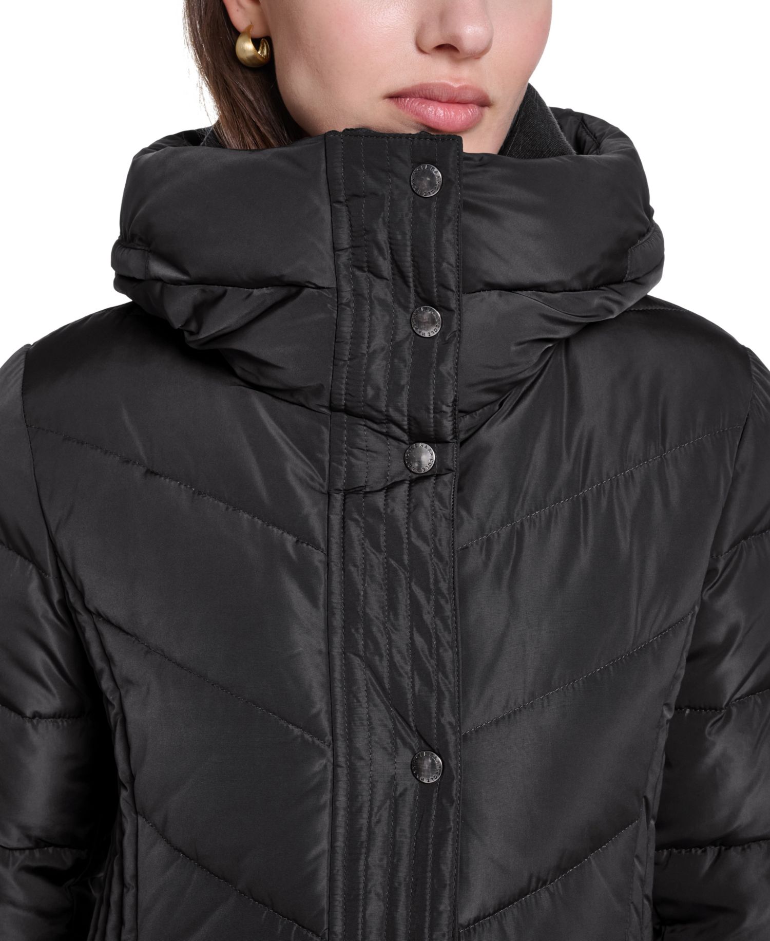 Women's Quilted Puffer Hooded Coat