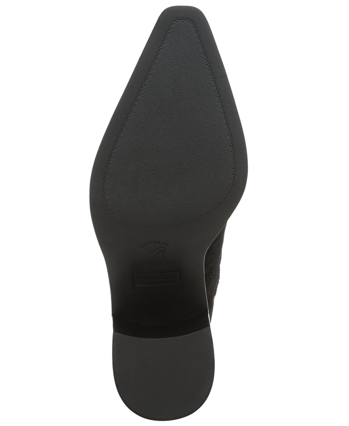 Женские ботинки Franco Sarto Laken Pull-On Booties, цвет: Чёрный замшевый — фото 5