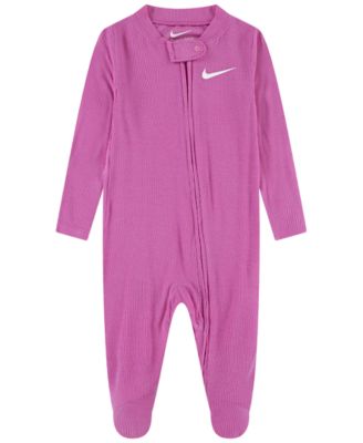 Baby Boys' and Baby Girls' Ribbed Viscose Footed Coverall
