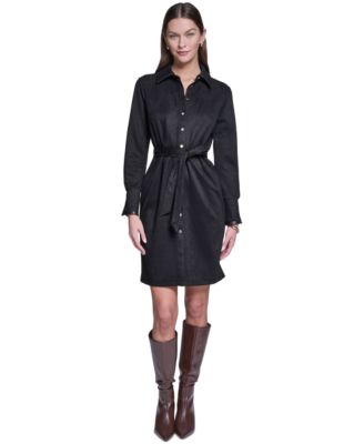 Women's Midi Shirt Dress