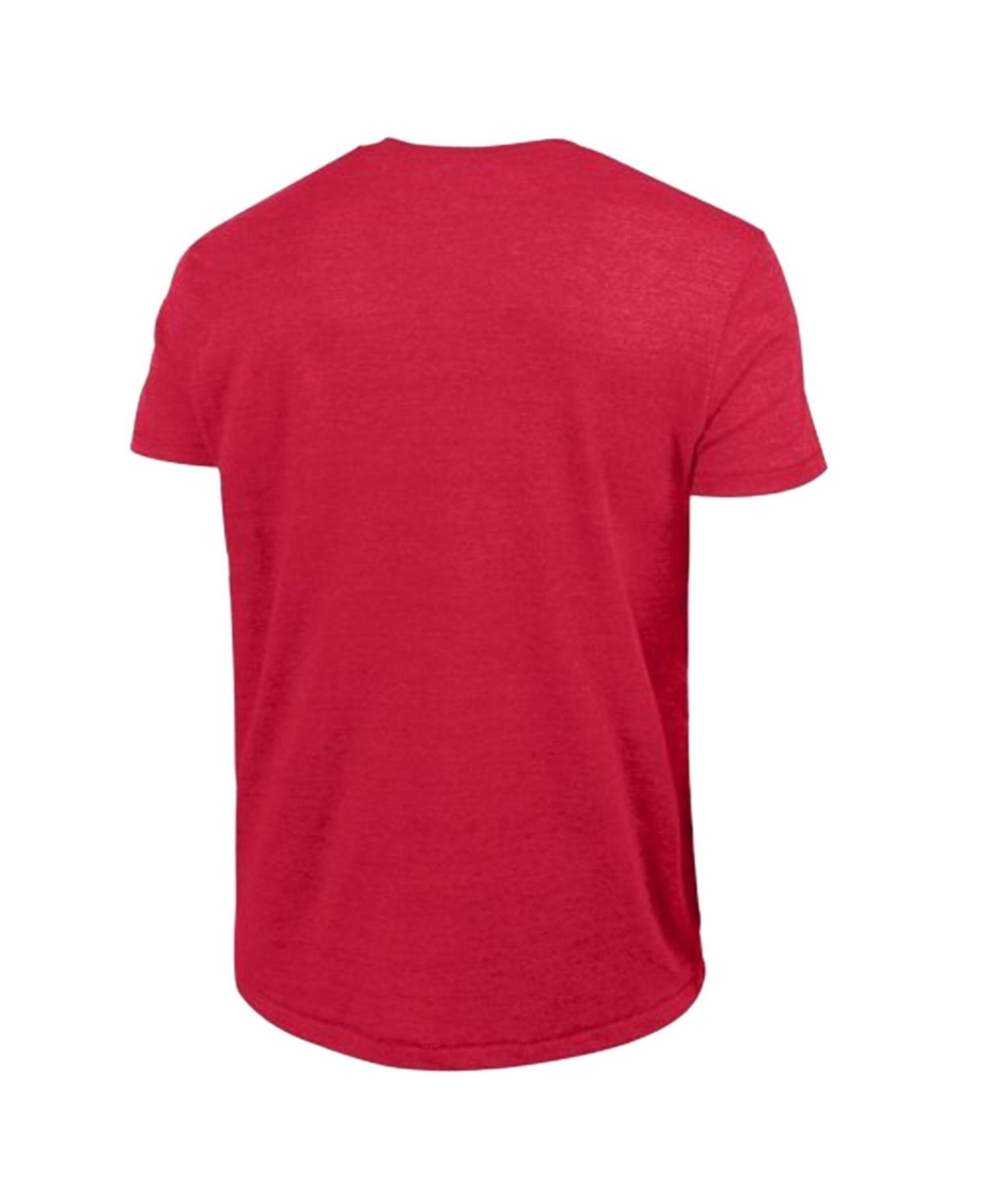 Men's Red Wisconsin Badgers Triumph Tri-Blend T-Shirt