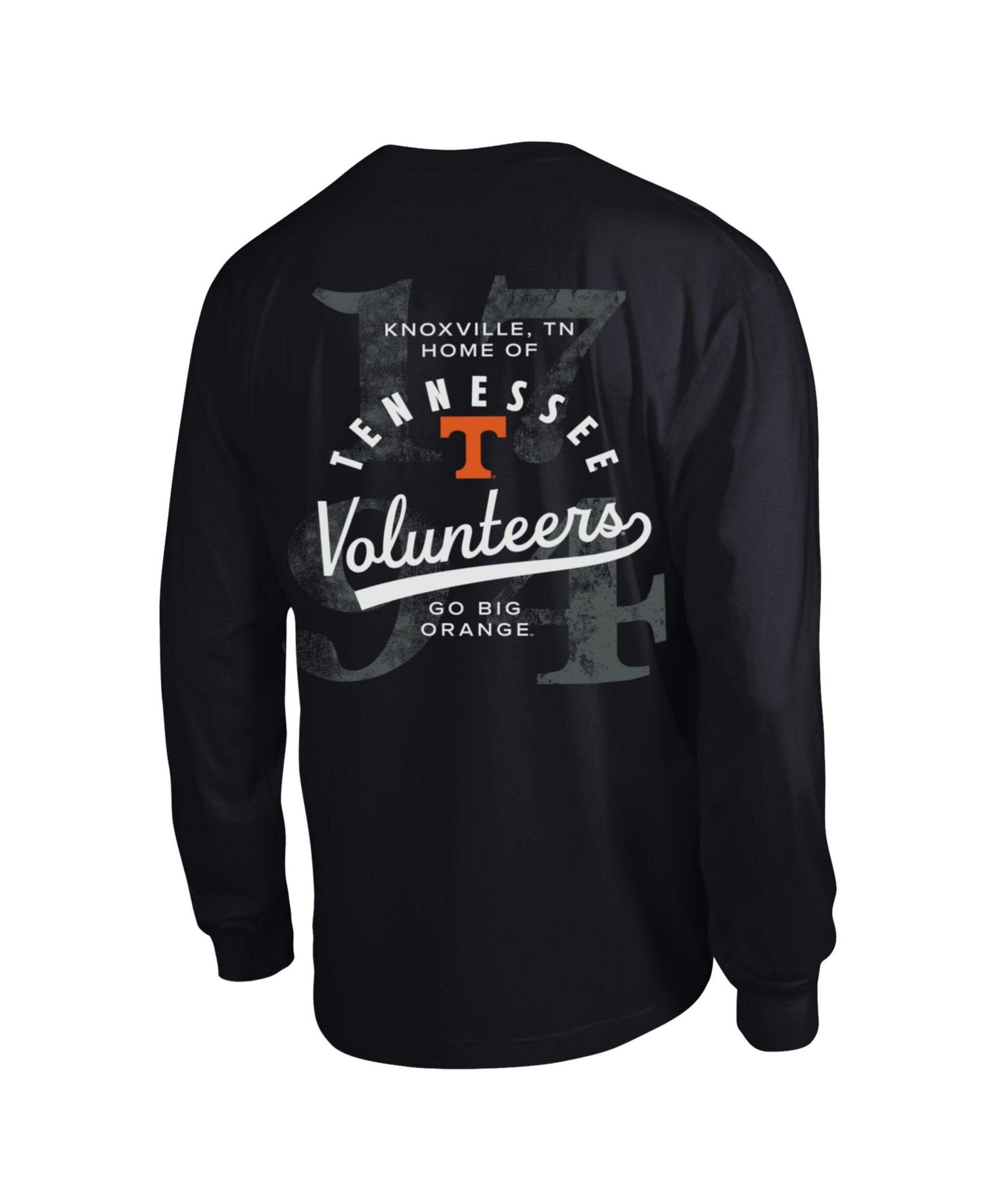 Men's Black Tennessee Laminated All-Star Long Sleeve T-Shirt