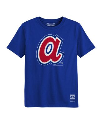 Preschool Royal Atlanta Braves Retro Logo T-Shirt