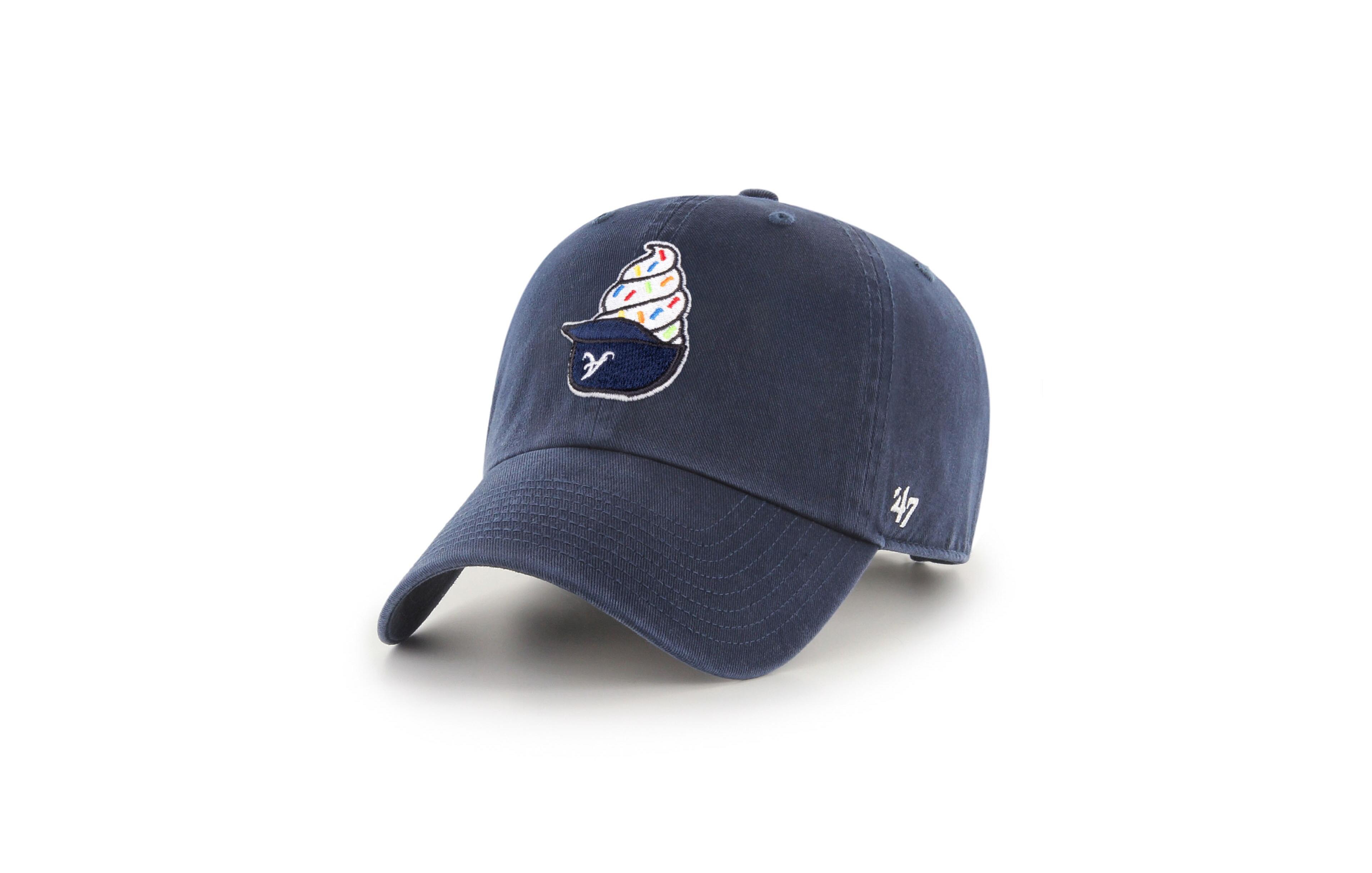 '47 Brand Preschool Navy Atlanta Braves Ice Cream Helmet Clean Up Adjustable Hat
