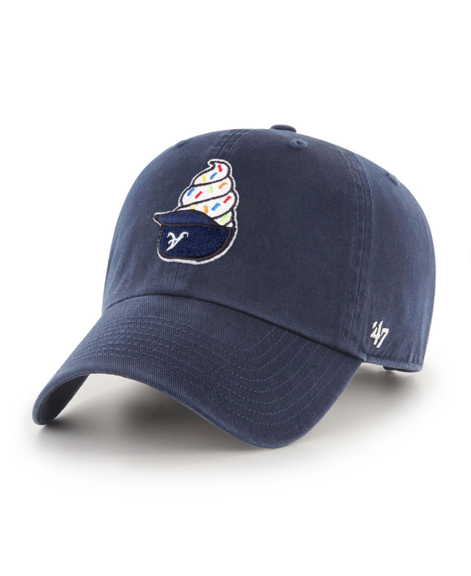 Preschool Navy Atlanta Braves Ice Cream Helmet Clean Up Adjustable Hat