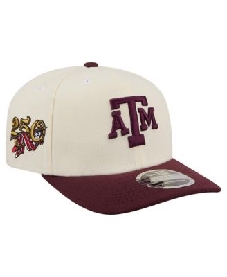Men's White/Maroon Texas A&M Aggies America's 250th 9SEVENTY Adjustable Hat