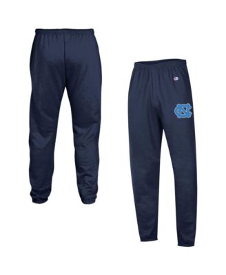 Men's Navy North Carolina Tar Heels Power Blend Banded Fleece Sweatpants