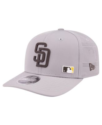 Men's Gray San Diego Padres Laser Perforated 9SEVENTY Adjustable Hat