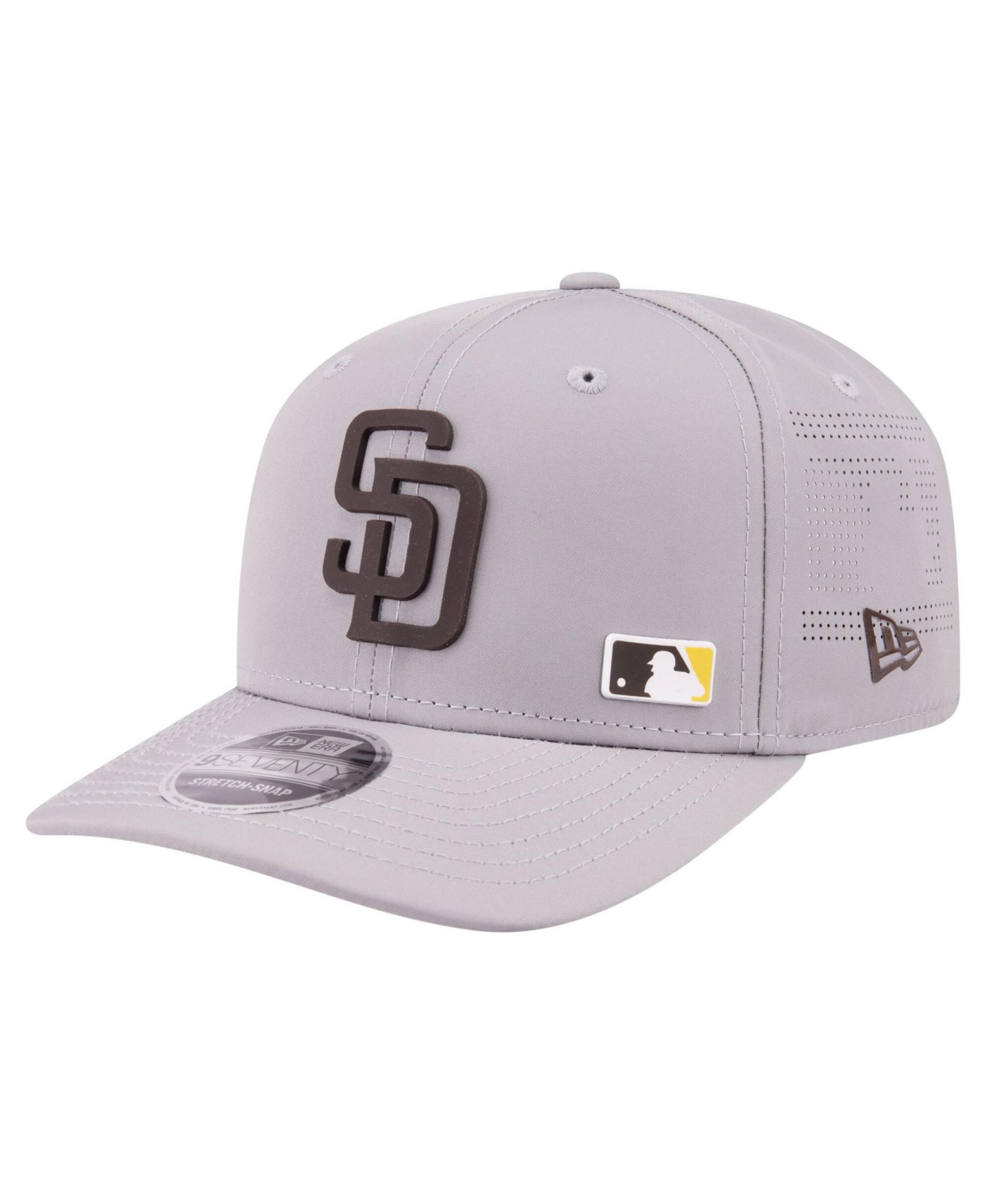 Men's Gray San Diego Padres Laser Perforated 9SEVENTY Adjustable Hat