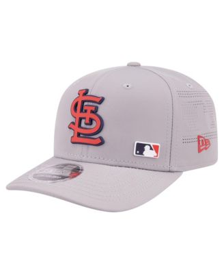Men's Gray St. Louis Cardinals Laser Perforated 9SEVENTY Adjustable Hat