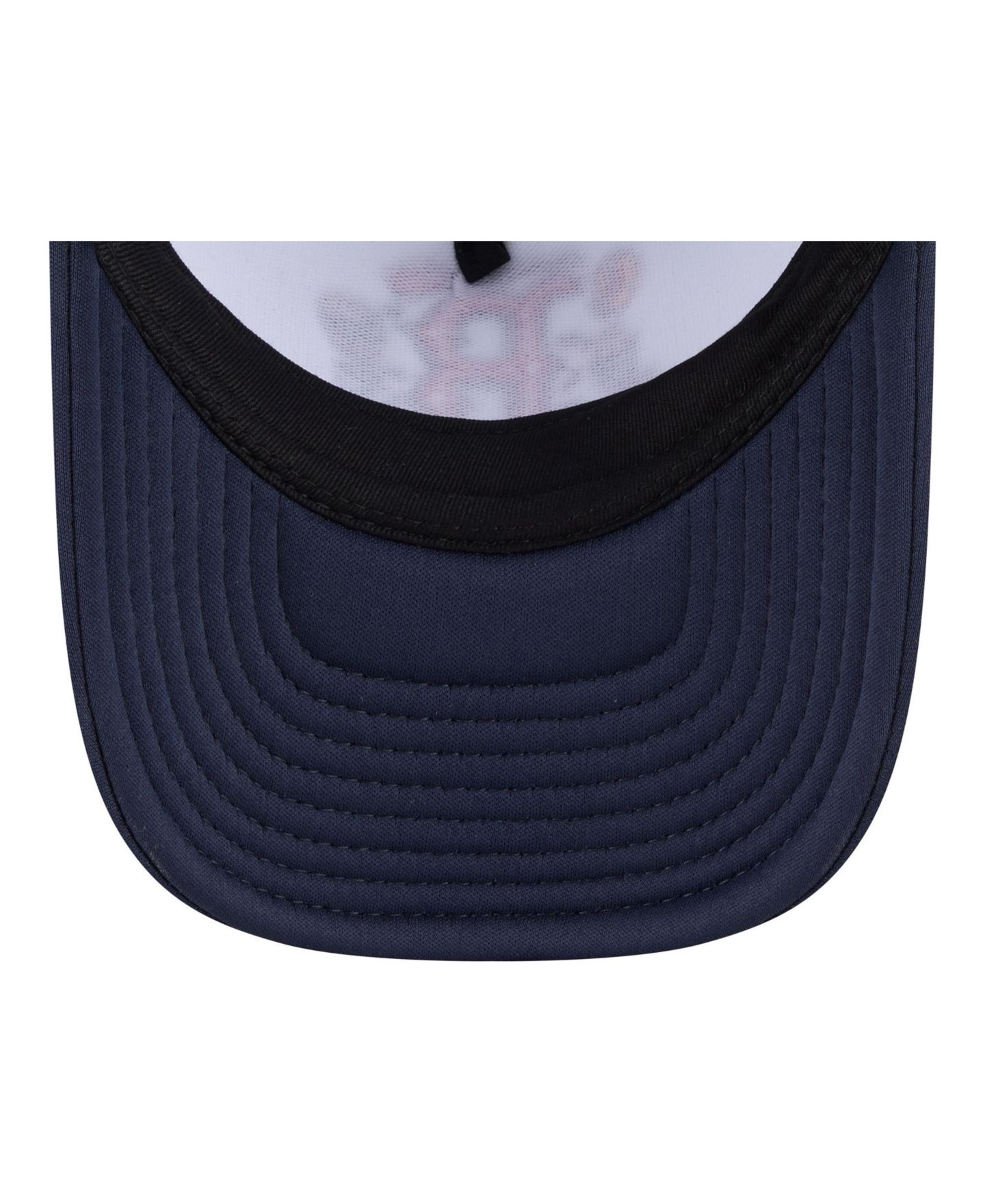 Детская кепка New Era White/Navy Boston Red Sox Food A-Frame 9FORTY Trucker Adjustable Hat — фото 2