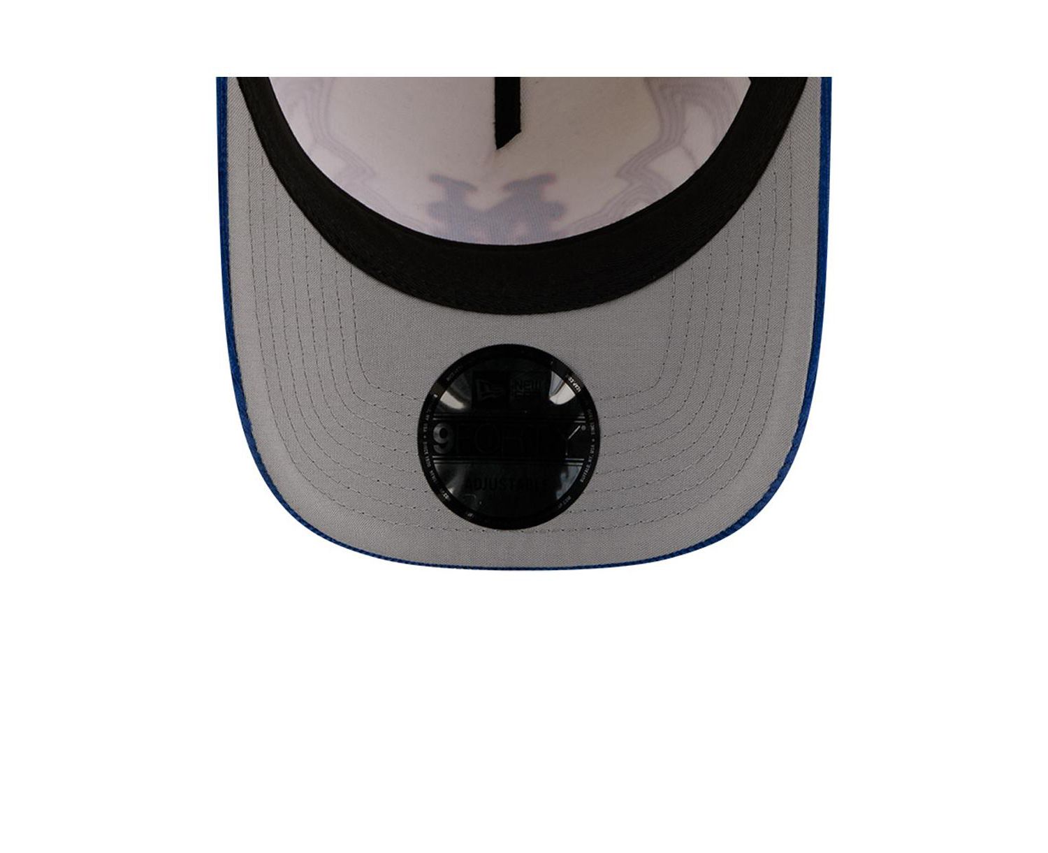 Men's Stone New York Mets Western Stitch 9FORTY A-Frame Adjustable Hat