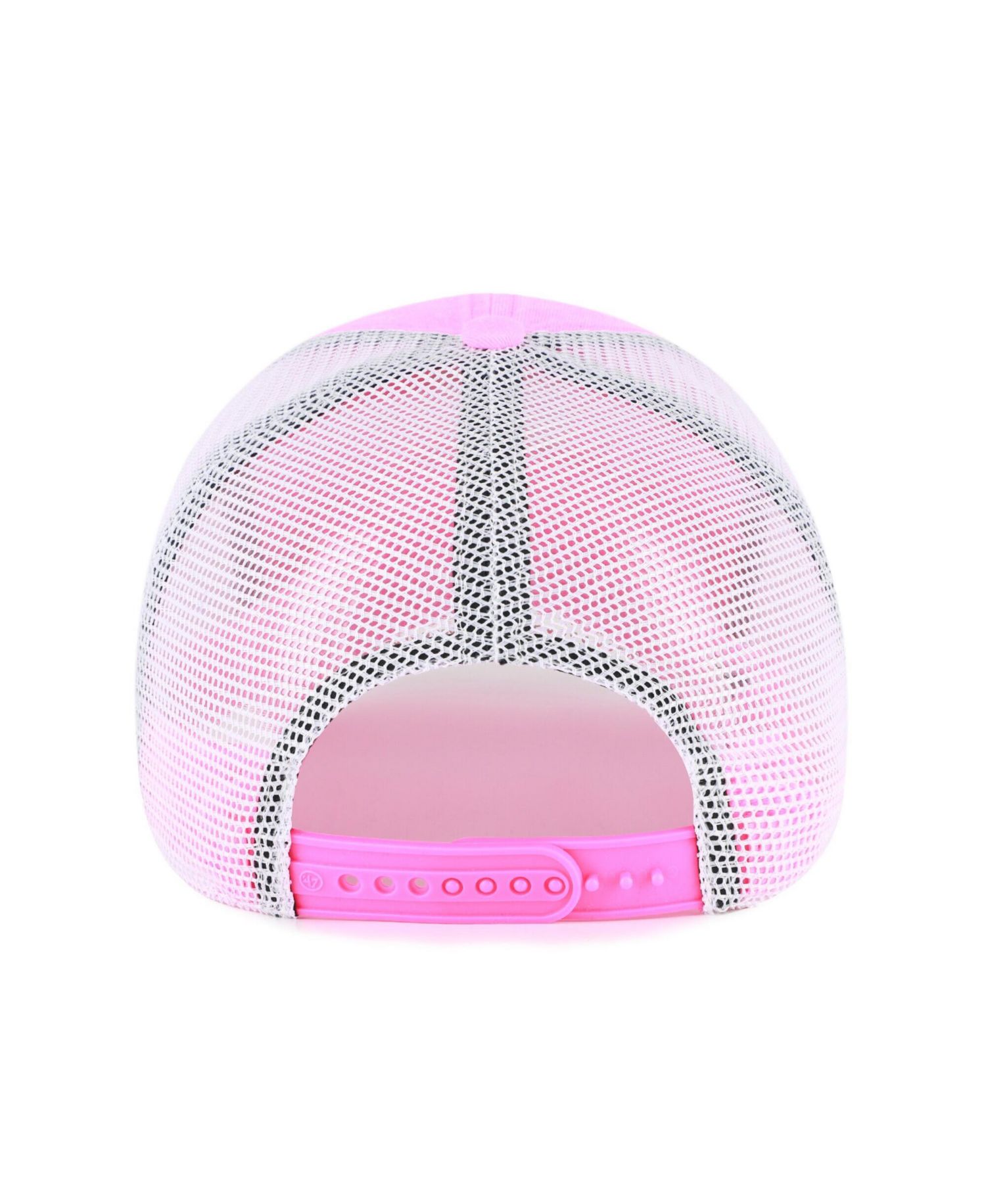 Women's Pink New York Mets Summer Fun Trucker Clean Up Adjustable Hat