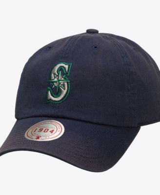 Men's and Women's Navy Seattle Mariners 1904 Soft Wash Adjustable Hat