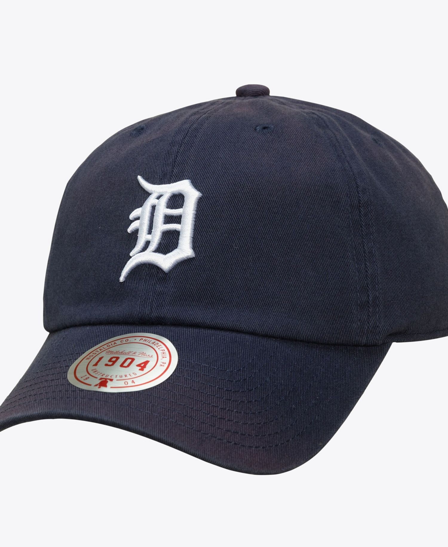 Men's and Women's Navy Detroit Tigers 1904 Soft Wash Adjustable Hat