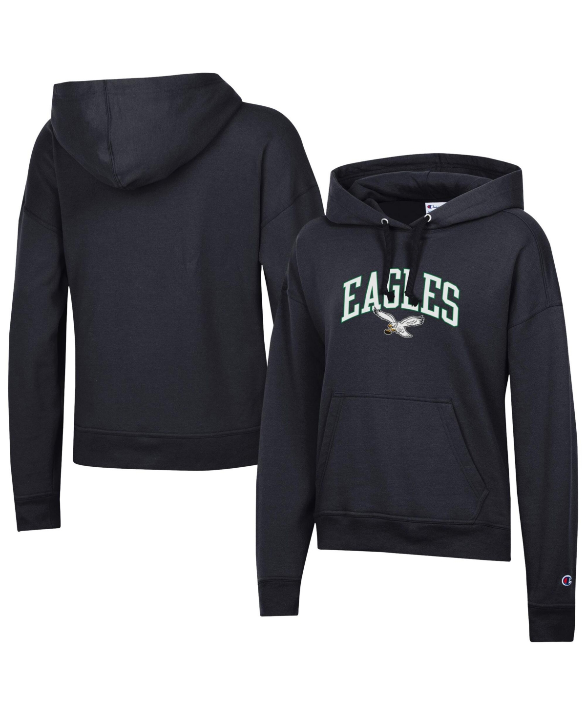 Champion Women's Black Philadelphia Eagles Power blend Hoodie