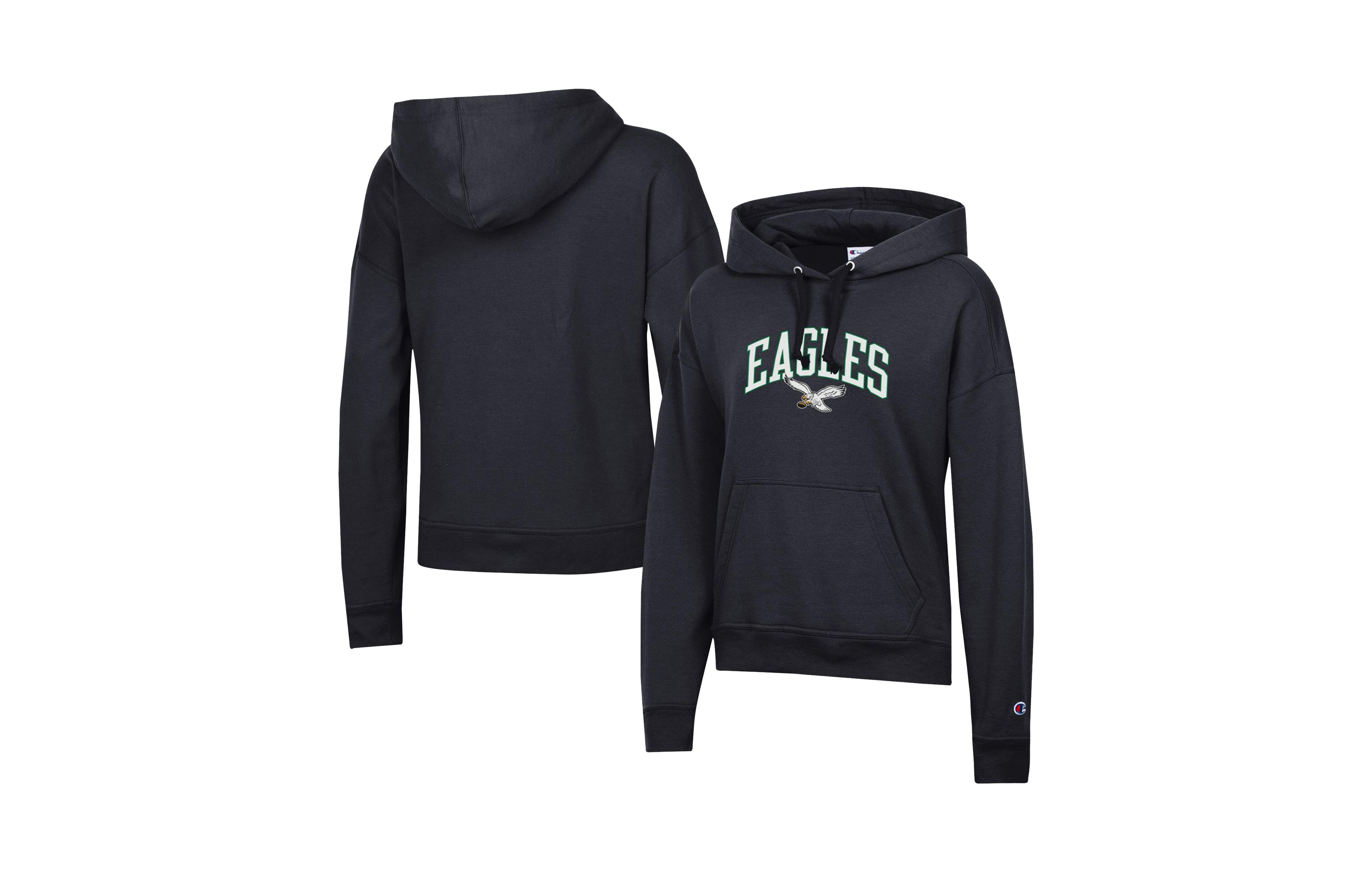 Champion Women's Black Philadelphia Eagles Power blend Hoodie