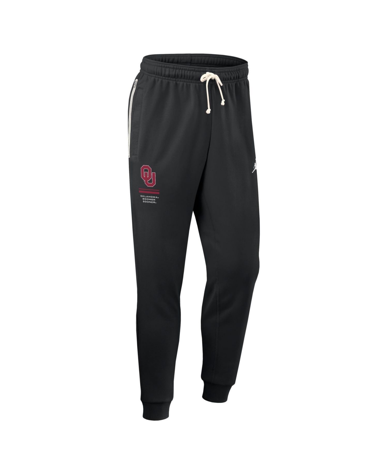 Men's Black Oklahoma Sooners 2026 Sideline Standard Issue Dri-FIT Taper Pants