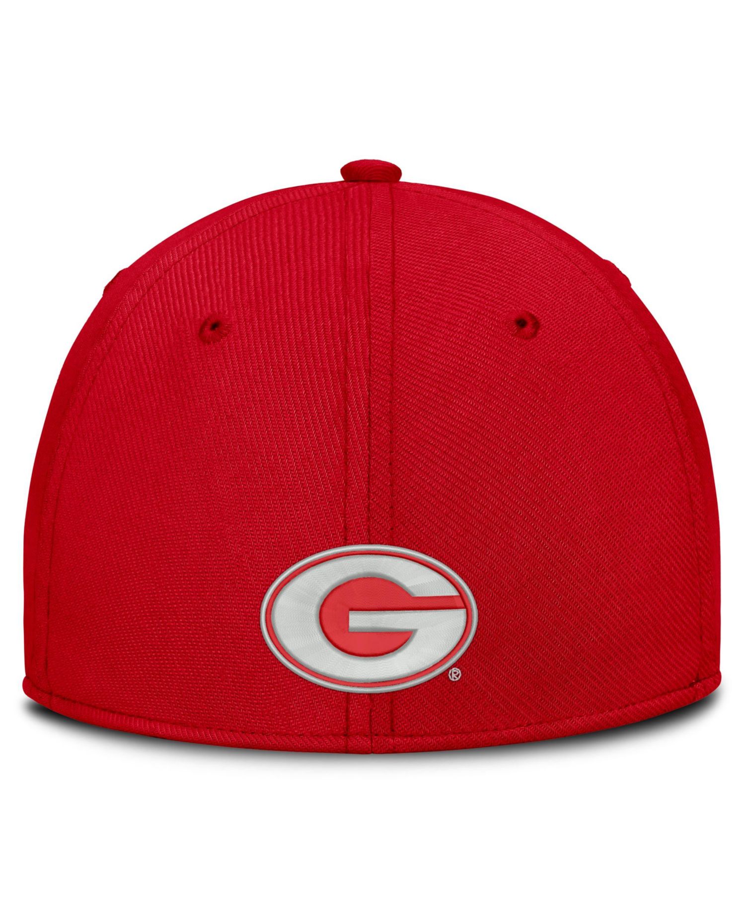 Men's Red Georgia Bulldogs Rise On-Field SwooshFlex Dri-FIT Flex Hat
