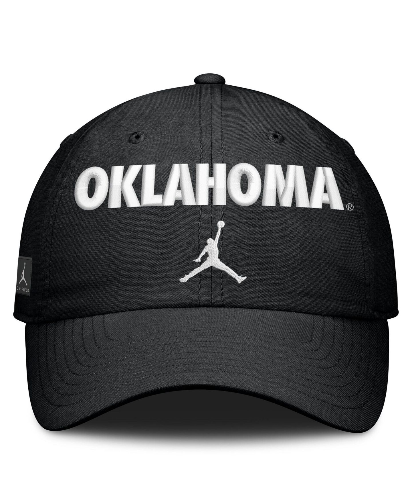Кепка Jordan Black Oklahoma Sooners 2026 On-Field Gameday Club Adjustable Hat — фото 4