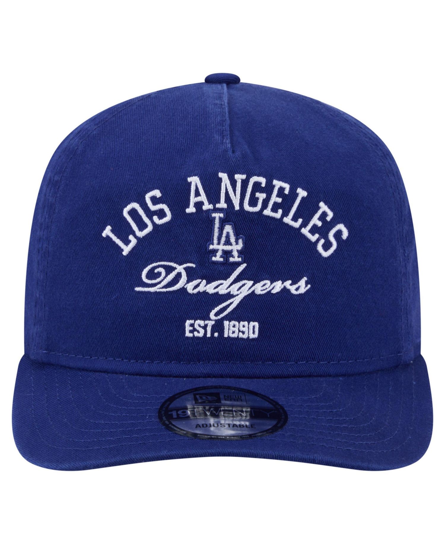 Men's Royal Los Angeles Dodgers Stacked 19TWENTY Adjustable Hat