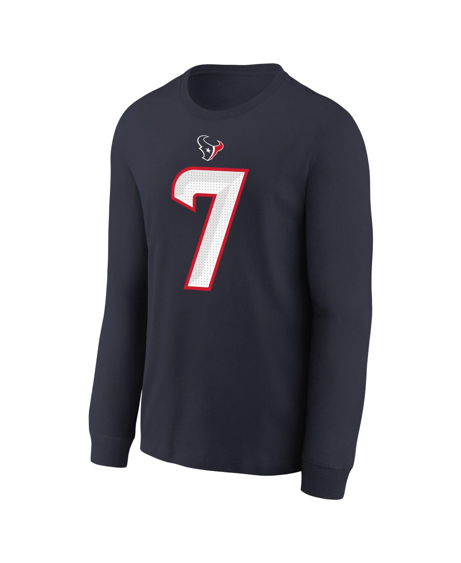 Big Boys and Girls C.J. Stroud Navy Houston Texans Player Name & Number Long Sleeve T-Shirt