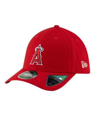 Men's Red Los Angeles Angels Player Replica 39THIRTY M-Crown Flex Hat
