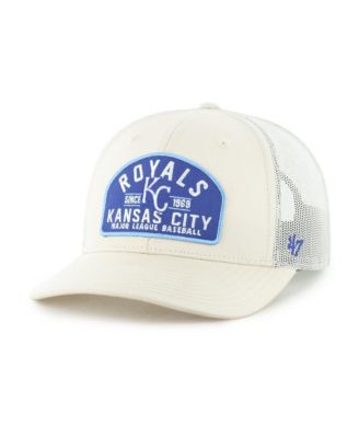 Men's Cream Kansas City Royals Leland Adjustable Trucker Hat