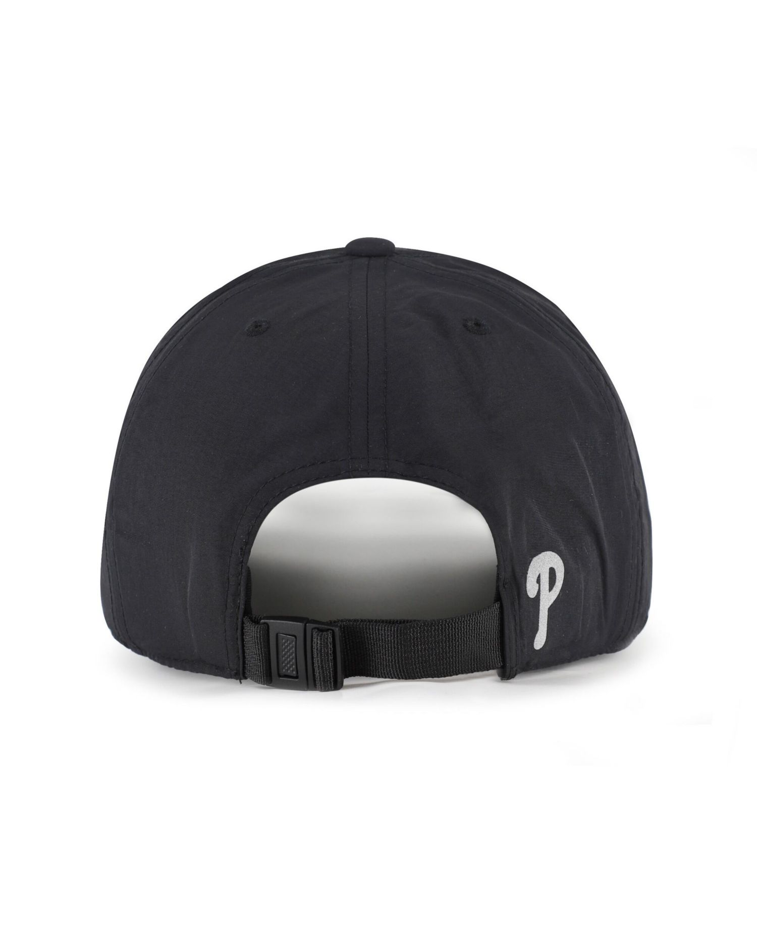 Men's Black Philadelphia Phillies Quiet Outdoors Hitch Adjustable Hat