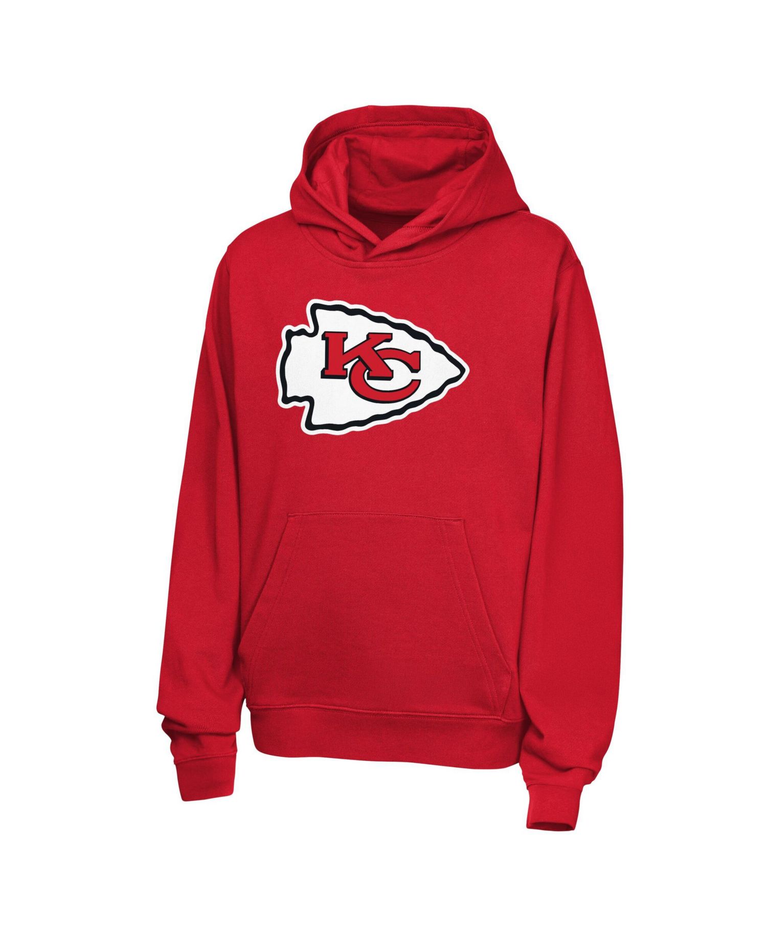 Big Boys and Girls Patrick Mahomes Red Kansas City Chiefs Name & Number Club Fleece Hoodie