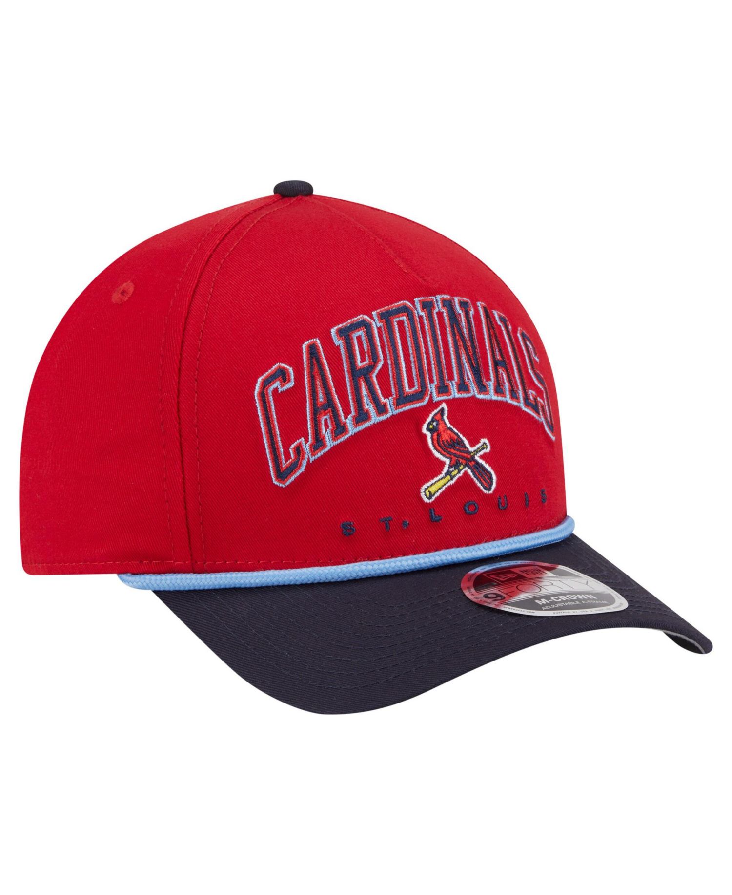Men's Red/Navy St. Louis Cardinals Arch 9FORTY A-Frame M-Crown Adjustable Hat