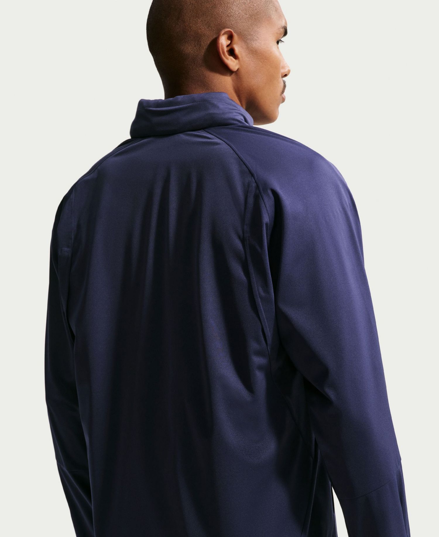 Men's Blue Barcelona Strike Shield Full-Zip Hooded Rain Jacket