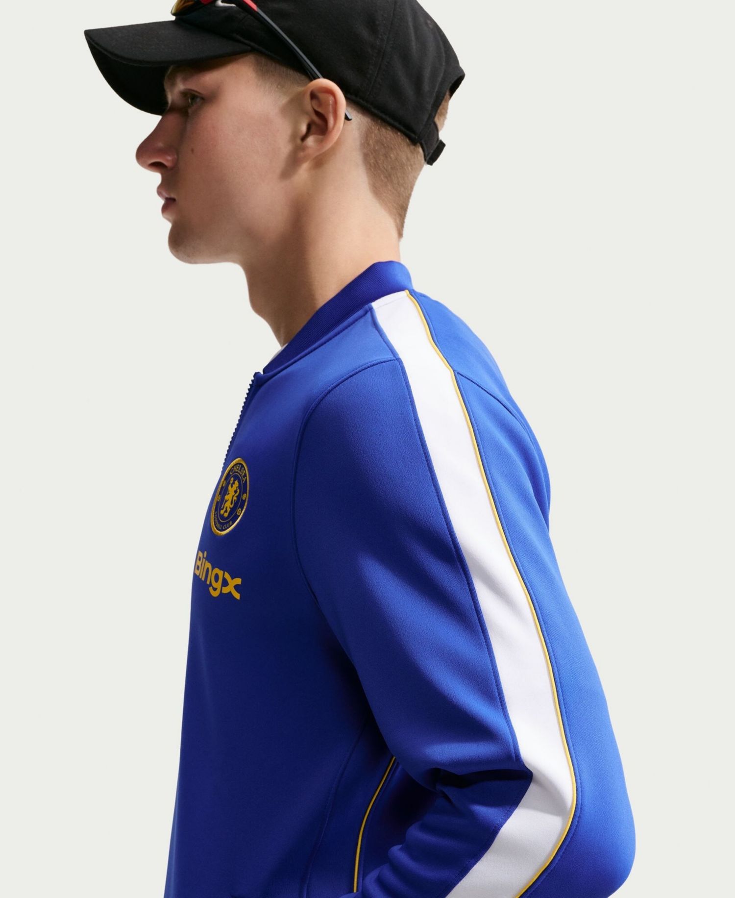 Men's Blue Chelsea Strike Full-Zip Dri-FIT Jacket