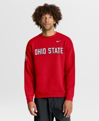 Men's Scarlet Ohio State Buckeyes 2026 Sideline Club Sweatshirt