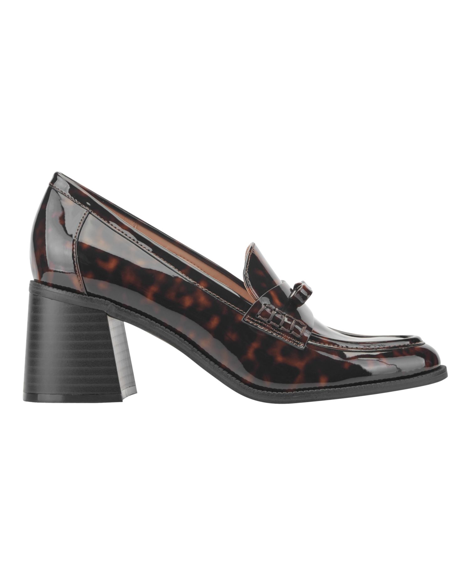 Women's Kaynei Bow Block Heel Loafers