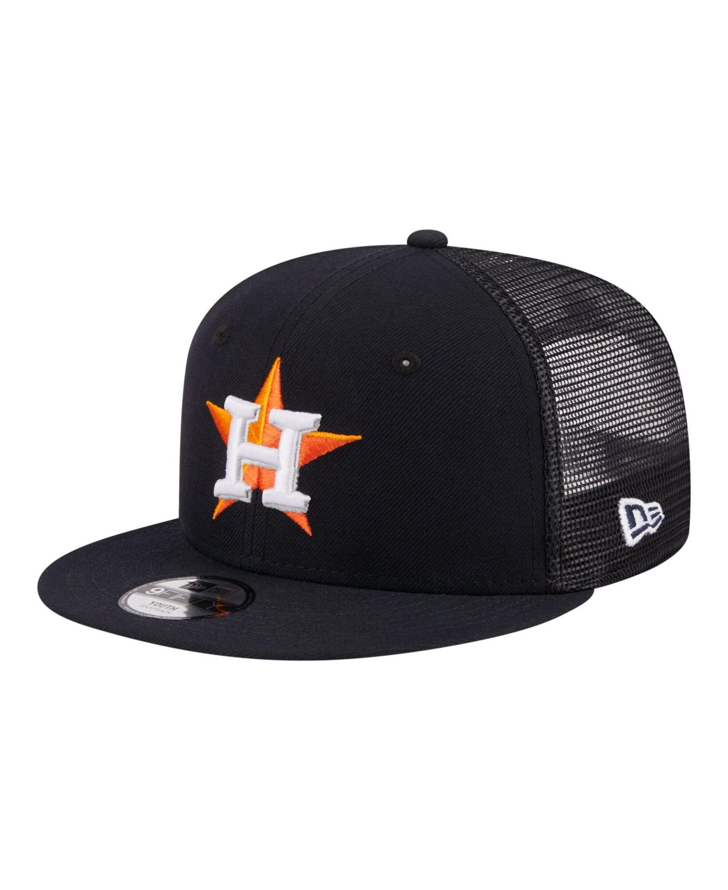 Big Boys and Girls Navy Houston Astros 9FIFTY Trucker Snapback Hat