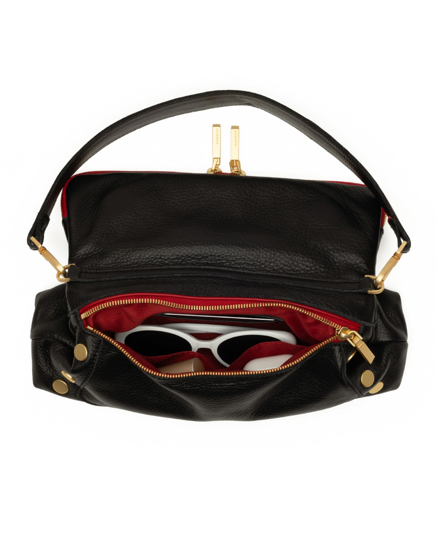 Beverly Small Leather Shoulder Handbag