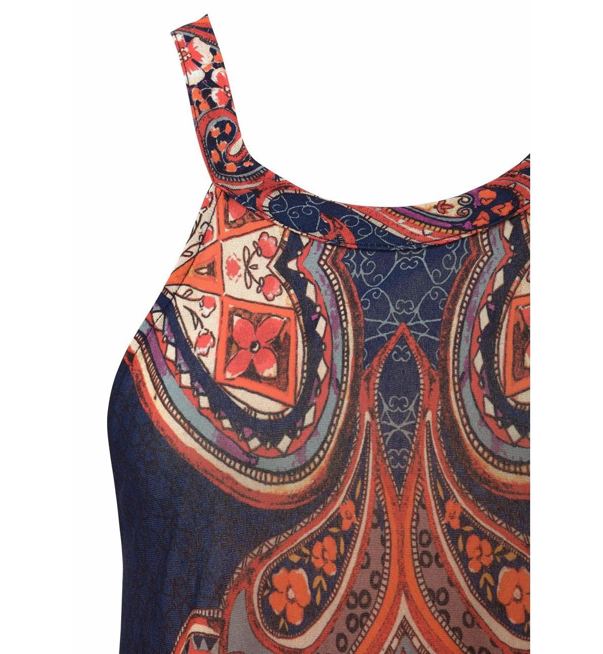 Lascana Women's Patterned High Neck Dress