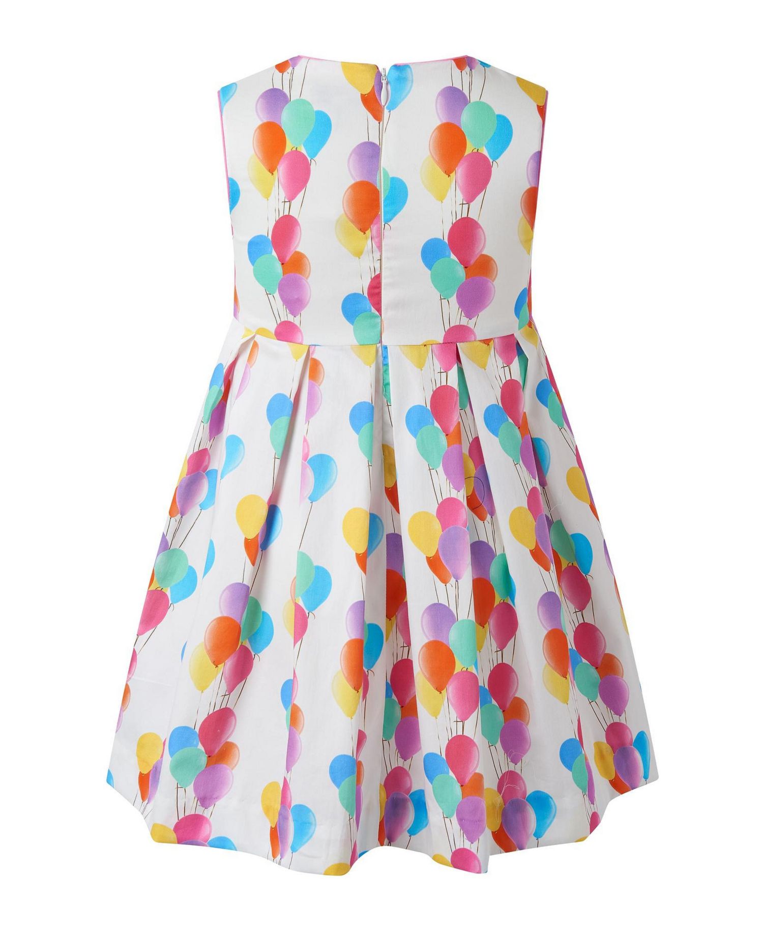 Girl's 2T-10 Balloon Pleated Dress