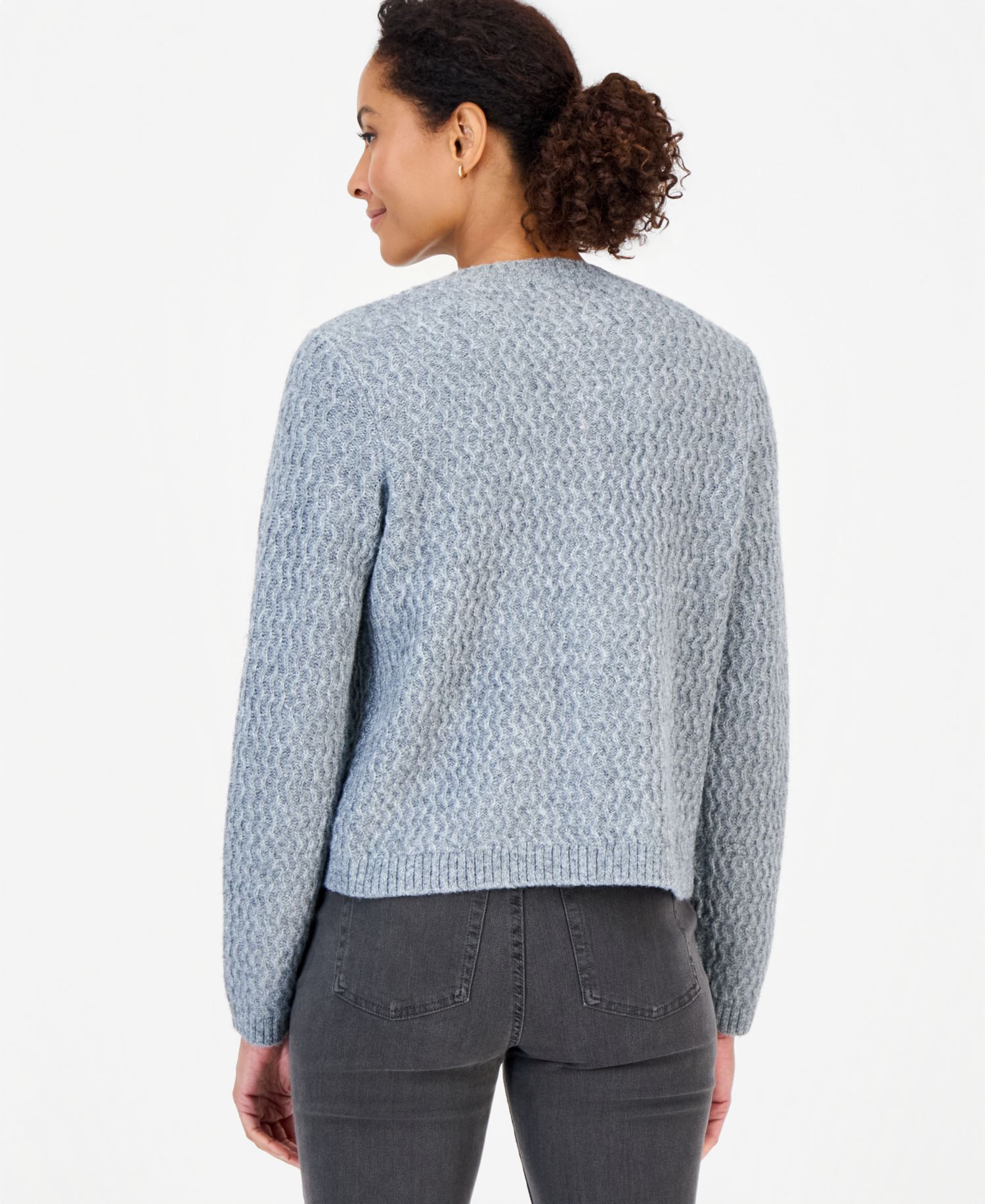 Women's Stitch Crewneck Cardigan