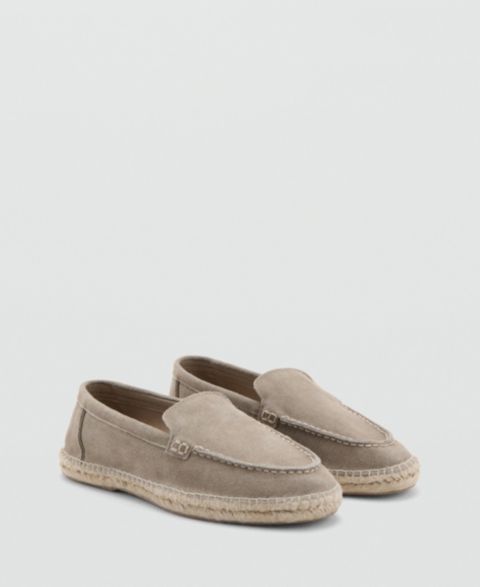 Мужские туфли MANGO Jute Leather, цвет: Средний коричневый