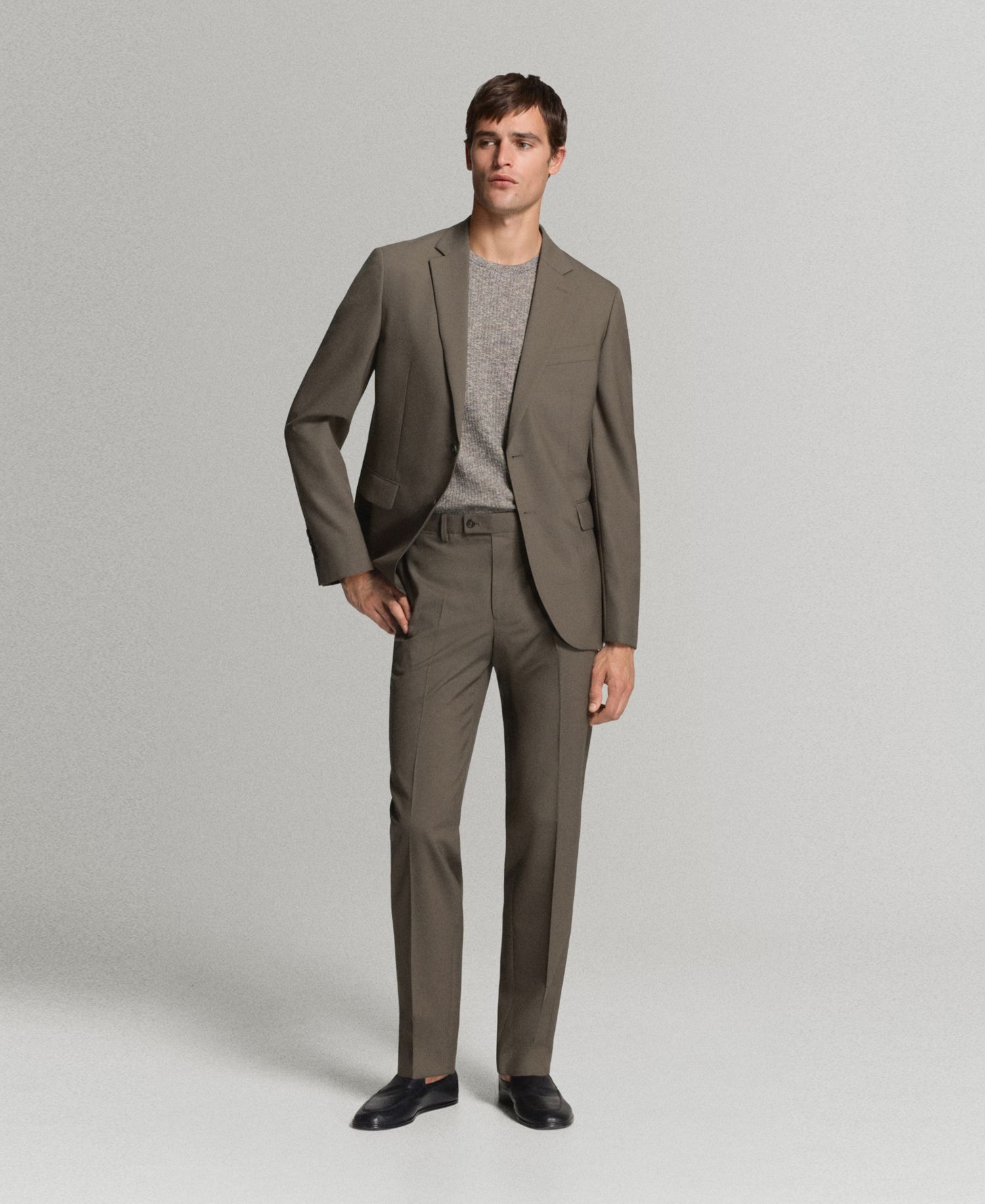 Men's Turin Wool Suit Pants