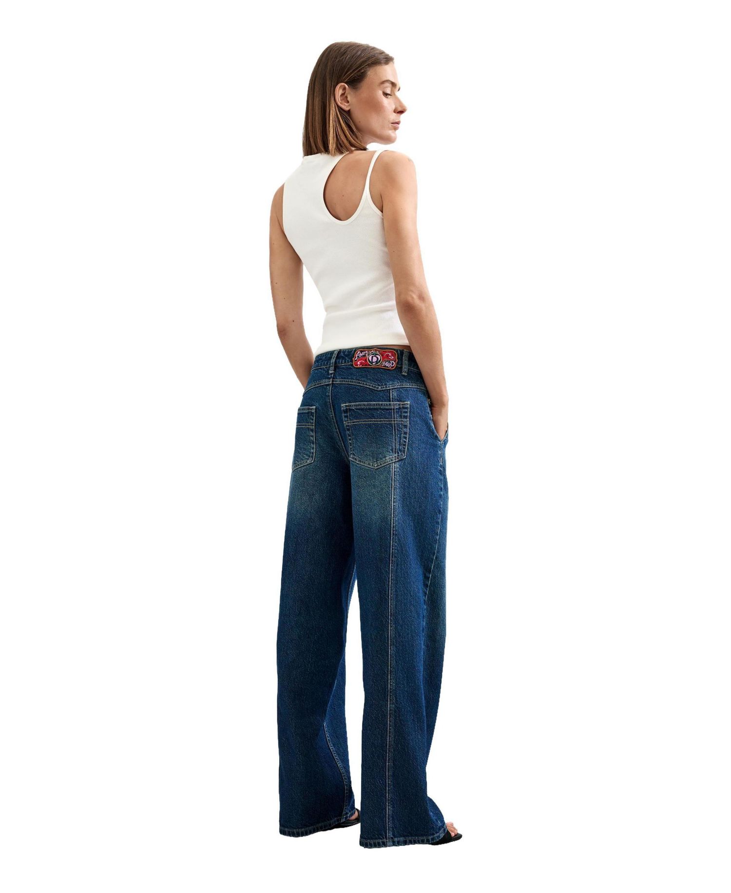 Women's High-Rise Wide-Leg Jeans