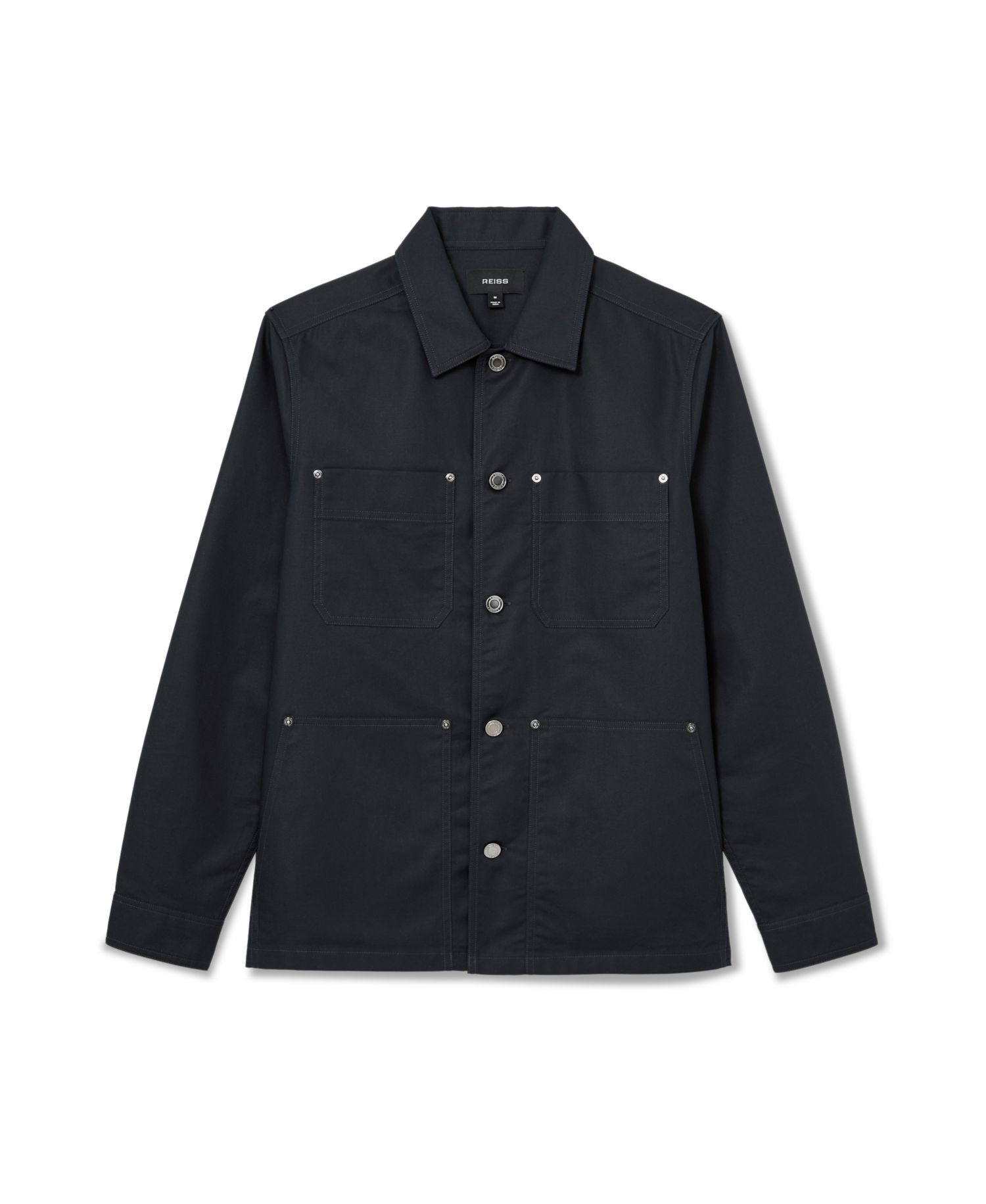 Men's Yorker Cotton-Twill Four-Pocket Overshirt