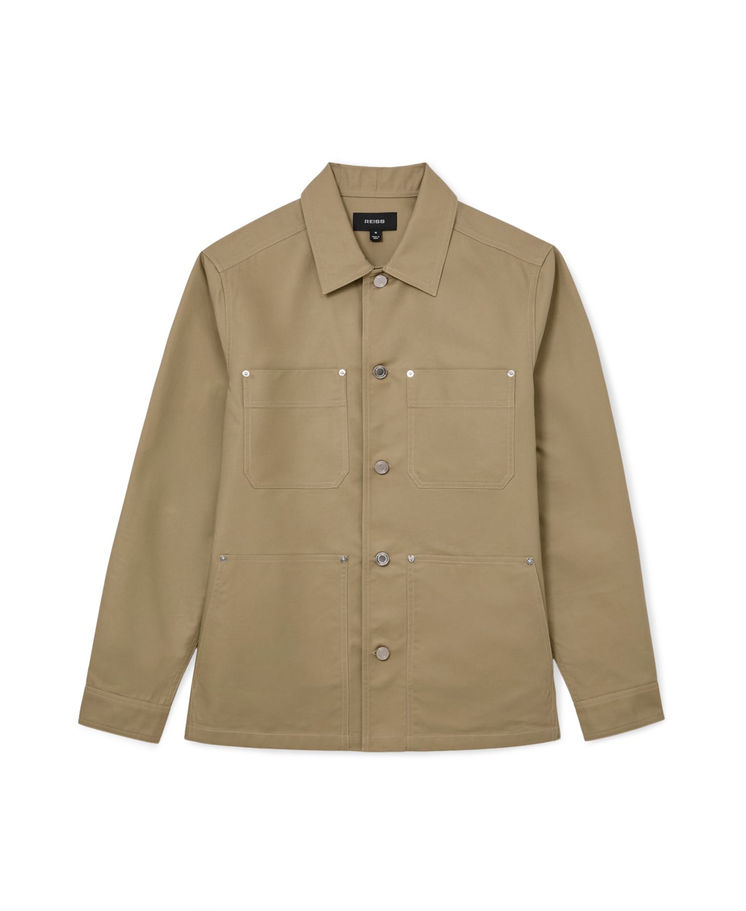 Men's Yorker Cotton-Twill Four-Pocket Overshirt
