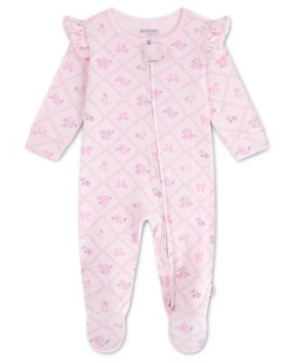 Baby Girls' Babywear Long-Sleeve Footed Coverall