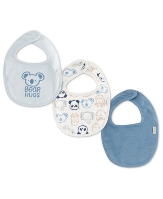 Baby Boys' Babywear Bibs, 3-Pack