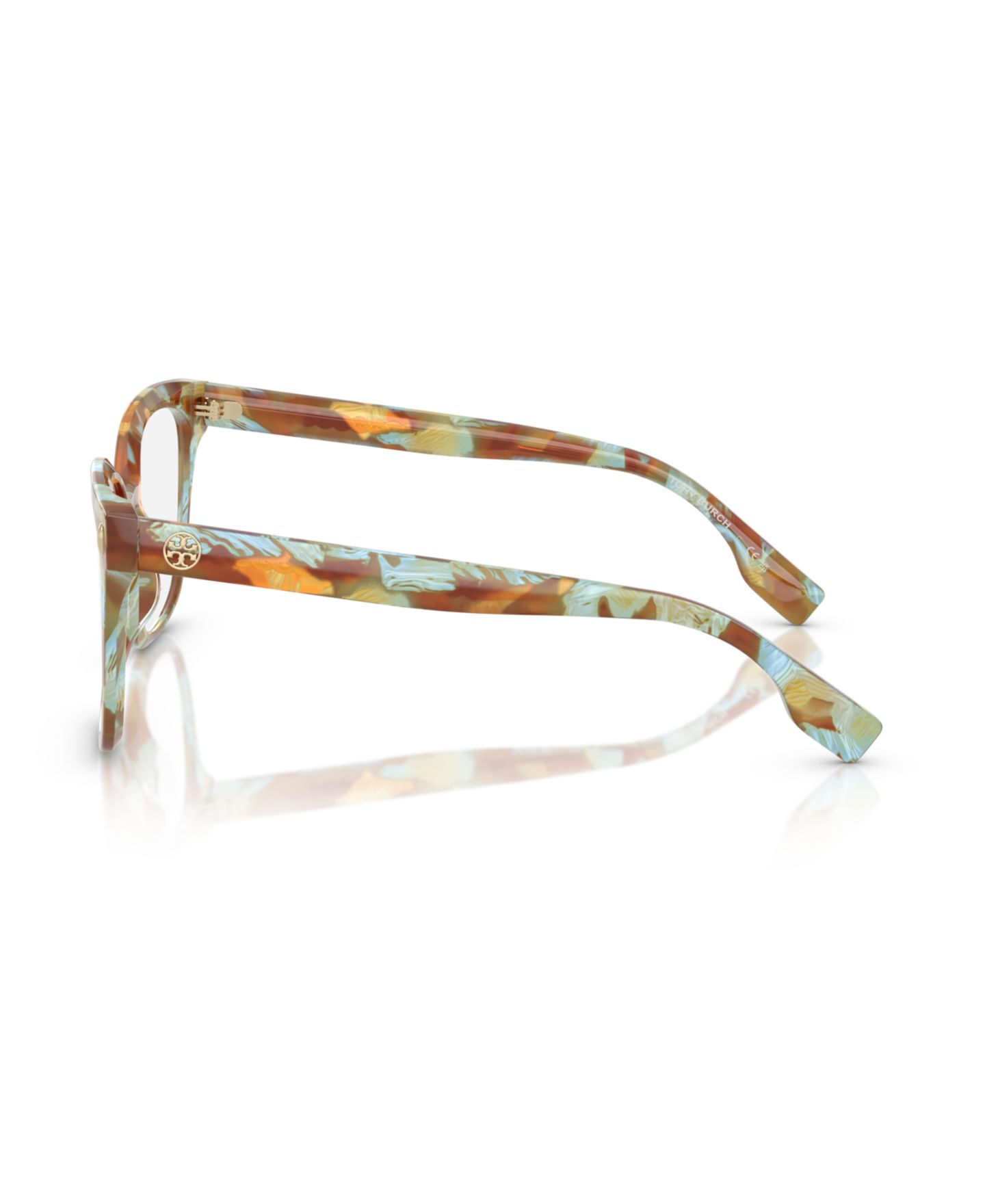 Женские очки Tory Burch Eyeglasses, TY2152U, цвет: Синий медовый черепаховый — фото 3