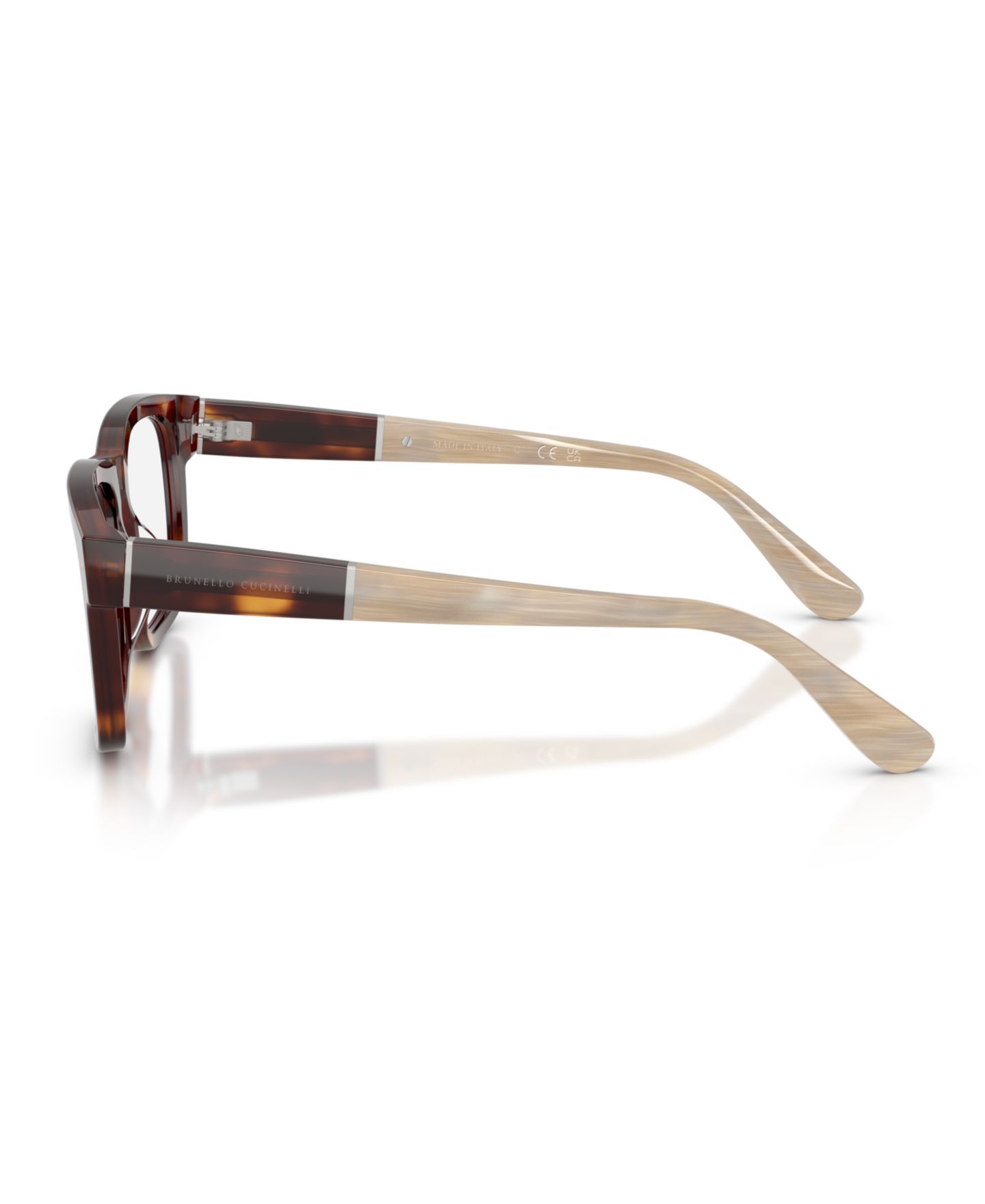Очки Brunello Cucinelli Unisex Eyeglasses, BC3024, цвет: Гавана — фото 3