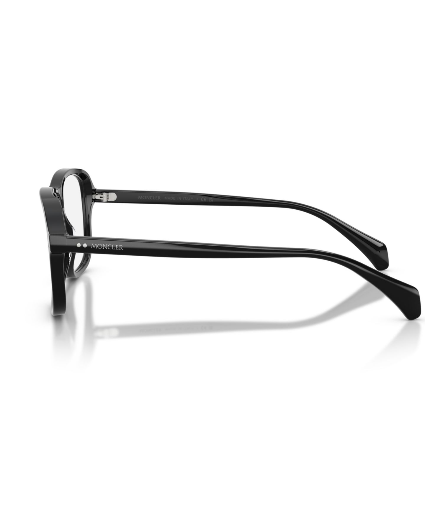 Очки Moncler Unisex Valta Eyeglasses, ME2032, цвет: Блестящий чёрный — фото 3